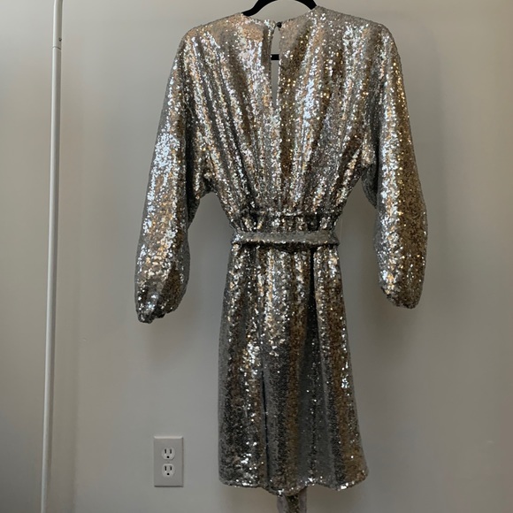 NWT Anthropologie Lisabette Sequin Dress - Picture 5 of 9